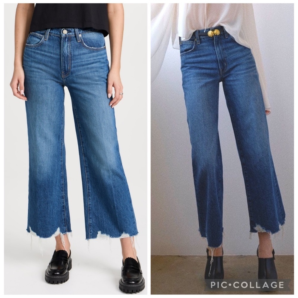 NWT FRAME The Relaxed Straight Jeans Size 25 | Low-Rise Fit | Raw Hem
